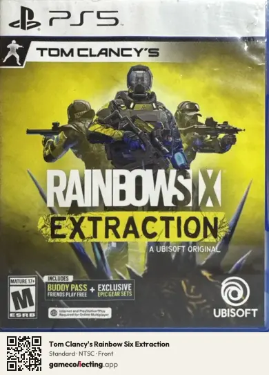 Tom Clancy's Rainbow Six Extraction PlayStation 5, NTSC box front