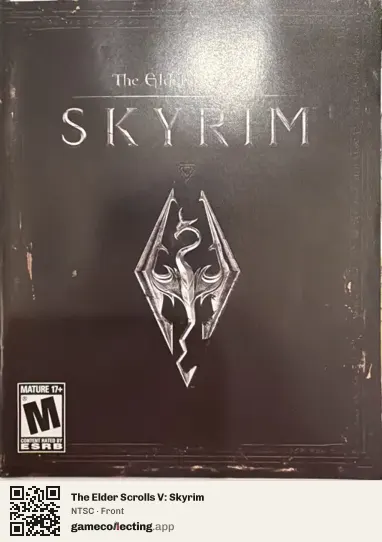 The Elder Scrolls V: Skyrim PlayStation 3, NTSC box front