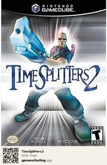 TimeSplitters 2 Nintendo GameCube, NTSC box front