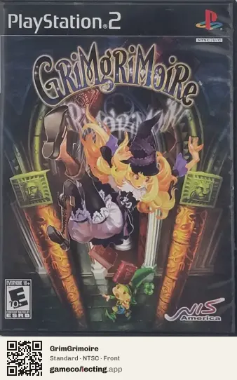 GrimGrimoire PlayStation 2, NTSC box front