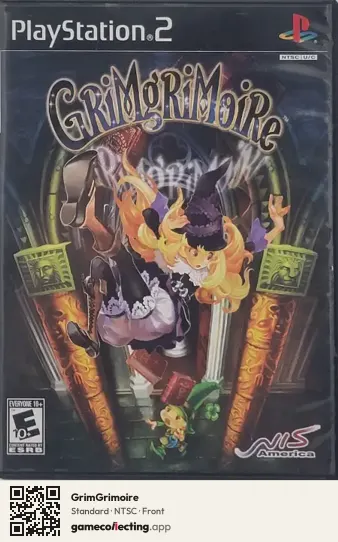 GrimGrimoire PlayStation 2, NTSC box front
