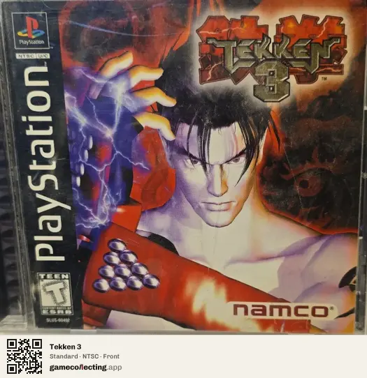 Tekken 3 PlayStation, NTSC box front