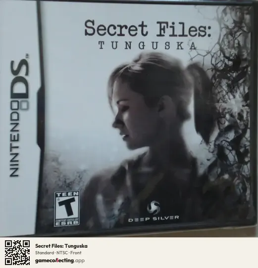 Secret Files: Tunguska Nintendo DS, NTSC box front