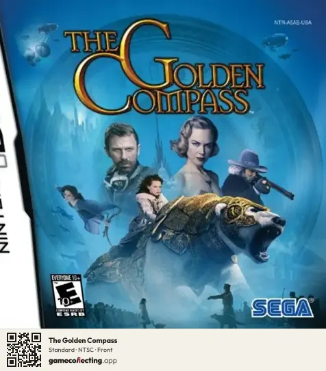 The Golden Compass Nintendo DS, NTSC box front