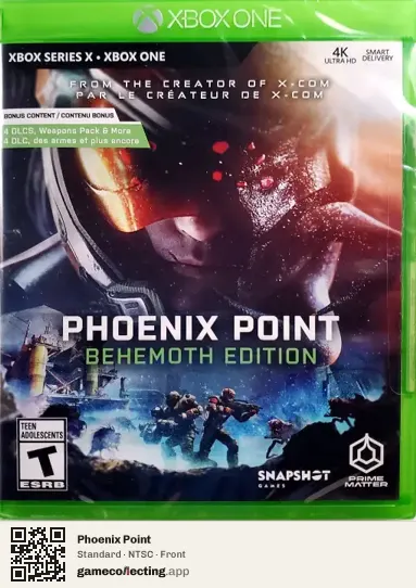 Phoenix Point Xbox One, NTSC box front
