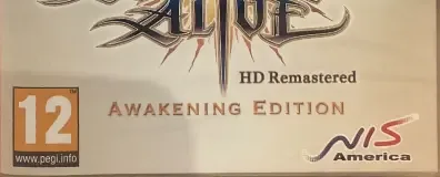 The Alliance Alive HD Remastered, the PEGI square on its front