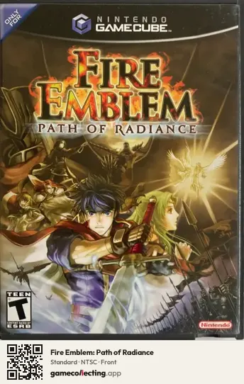 Fire Emblem: Path of Radiance Nintendo GameCube, NTSC box front