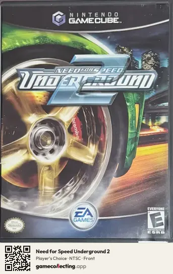 Need for Speed Underground 2 Nintendo GameCube, NTSC box front