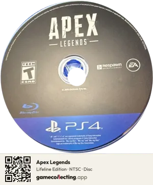Apex Legends PlayStation 4, NTSC disc
