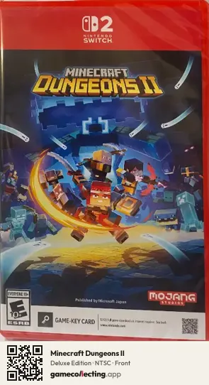 Minecraft Dungeons II Nintendo Switch 2, NTSC box front