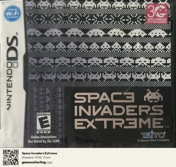 Space Invaders Extreme Nintendo DS, NTSC box front