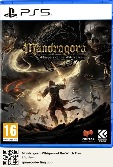 Mandragora: Whispers of the Witch Tree PlayStation 5, PAL box front
