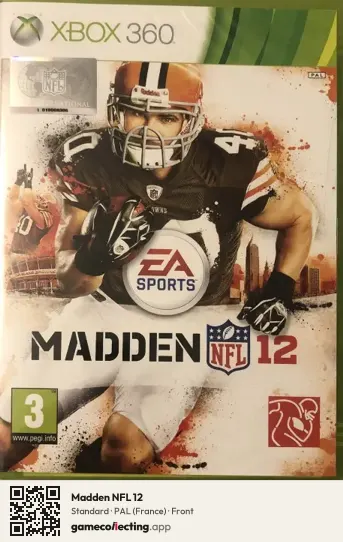 Madden NFL 12 Xbox 360, France box front