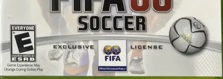 FIFA 06, the ESRB box on its front