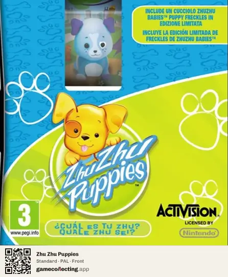 Zhu Zhu Puppies Nintendo DS, PAL box front