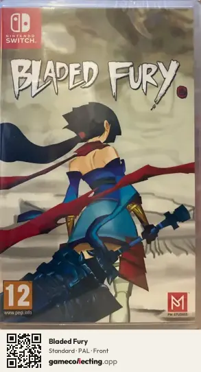 Bladed Fury Nintendo Switch, PAL box front