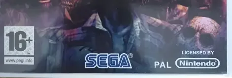 The House of the Dead 2 & 3 Return, the PEGI square on its front