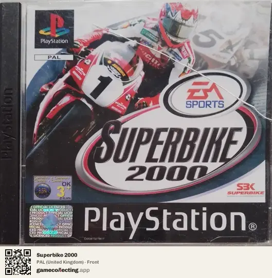 Superbike 2000 PlayStation, United Kingdom box front
