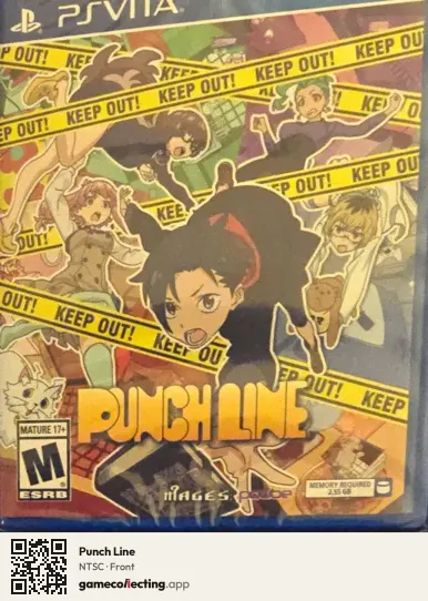 Punch Line PlayStation Vita, NTSC box front