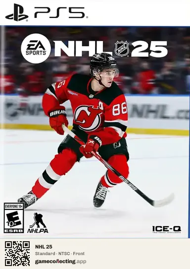 NHL 25 PlayStation 5, NTSC box front