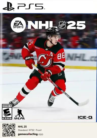NHL 25 PlayStation 5, NTSC box front