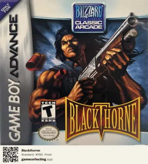 Blackthorne Game Boy Advance, NTSC box front