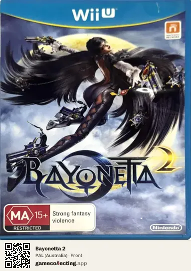 Bayonetta 2 Nintendo Wii U, Australia box front