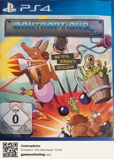 Contraptions PlayStation 4, Germany box front