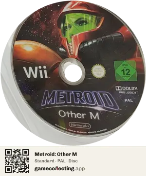 Metroid: Other M Nintendo Wii, PAL disc