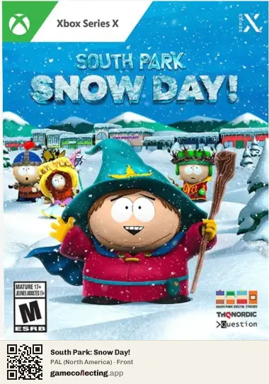 South Park: Snow Day! Xbox Series X, North America box front