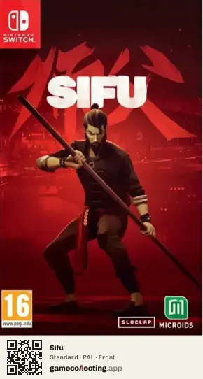 Sifu Nintendo Switch, PAL box front