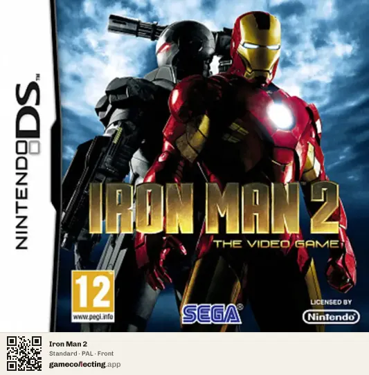 Iron Man 2 Nintendo DS, PAL box front