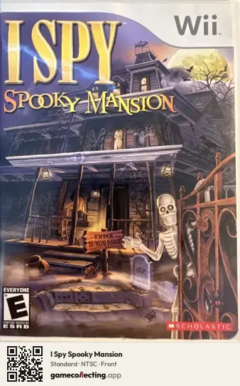 I Spy Spooky Mansion Nintendo Wii, NTSC box front