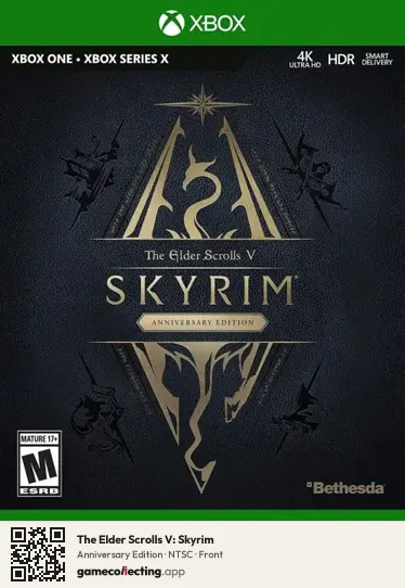 The Elder Scrolls V: Skyrim Xbox Series X, NTSC box front