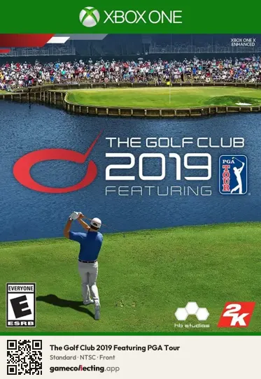 The Golf Club 2019 Featuring PGA Tour Xbox One, NTSC box front