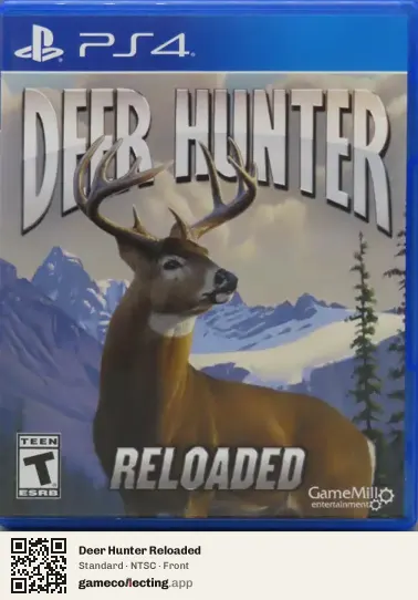 Deer Hunter Reloaded PlayStation 4, NTSC box front