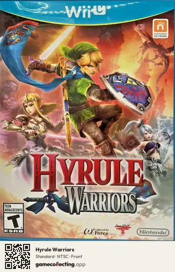 Hyrule Warriors Nintendo Wii U, NTSC box front