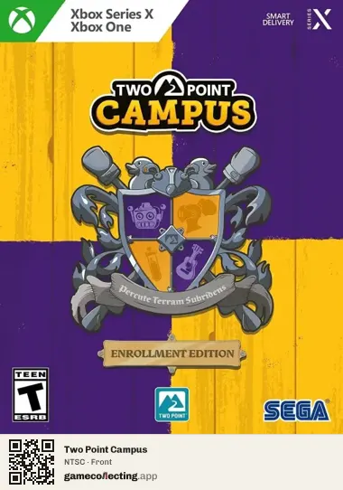 Two Point Campus Xbox Series X, NTSC box front