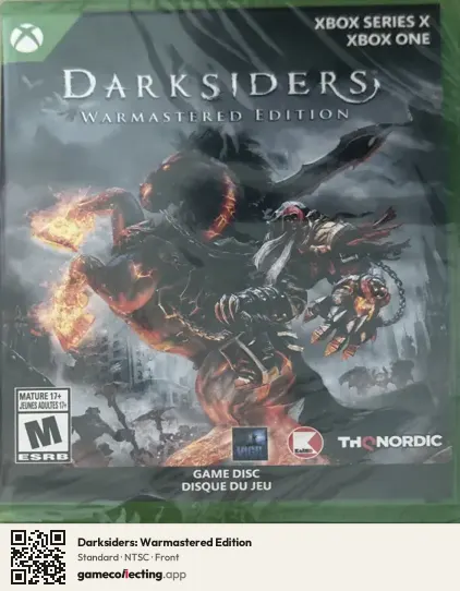 Darksiders: Warmastered Edition Xbox Series X, NTSC box front