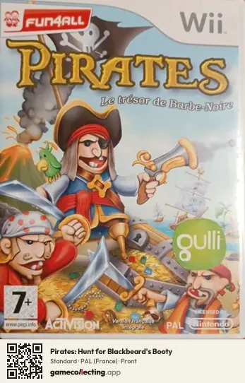 Pirates: Hunt for Blackbeard's Booty Nintendo Wii, France box front