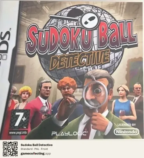 Sudoku Ball Detective Nintendo DS, PAL box front