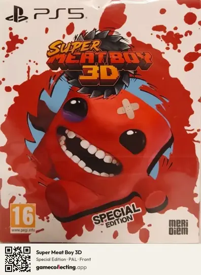 Super Meat Boy 3D PlayStation 5, PAL box front