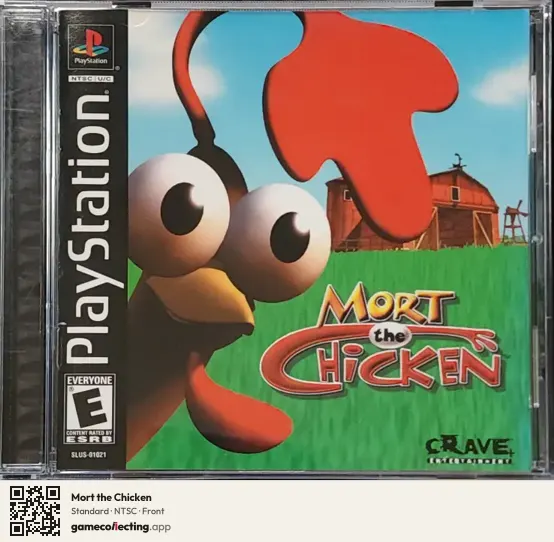 Mort the Chicken PlayStation, NTSC box front