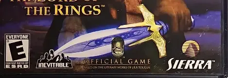 The Hobbit, the ESRB box on its front