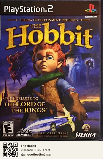 The Hobbit PlayStation 2, NTSC box front