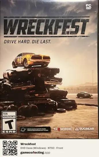 Wreckfest Computer, NTSC box front