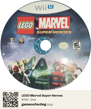 LEGO Marvel Super Heroes Nintendo Wii U, NTSC disc