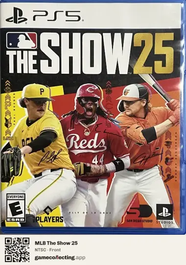 MLB The Show 25 PlayStation 5, NTSC box front