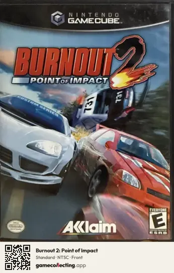 Burnout 2: Point of Impact Nintendo GameCube, NTSC box front