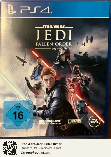 Star Wars Jedi: Fallen Order PlayStation 4, Germany box front